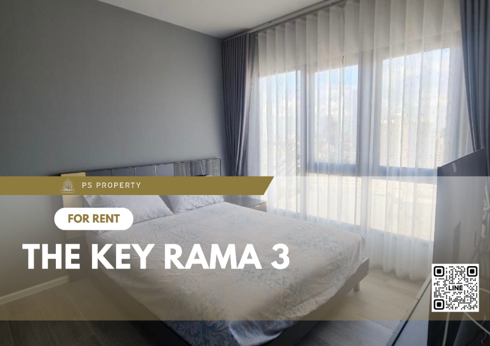 ให้เช่า🔥The Key Rama 3🔥 2 ห้องนอน เฟอร์นิเจอร์ เครื่องใช้ไฟฟ้าครบ เดินทางสะดวกใกล้ BTS