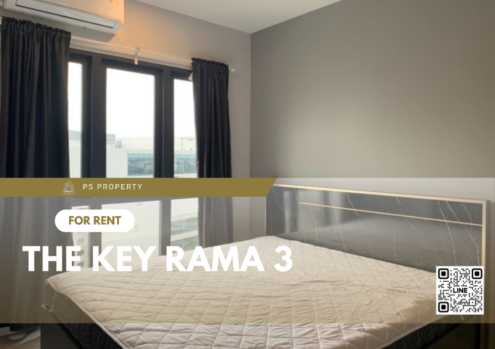 ให้เช่า✨The Key Rama 3✨เฟอร์นิเจอร์ เครื่องใช้ไฟฟ้าครบ เดินทางสะดวกใกล้ BTS ช่องนนทรี