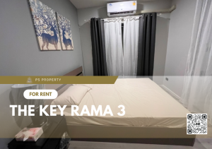 ให้เช่า✨The Key Rama 3✨ ห้องสวยตกแต่งครบ พร้อมเฟอร์นิเจอร์ เเละเครื่องใช้ไฟฟ้า ใกล้ห้าง Terminal 21