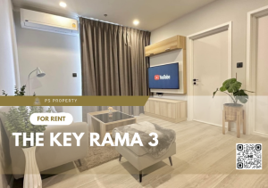 ให้เช่า✨The Key Rama 3✨ ห้องสวย วิวแม่น้ำเจ้าพระยา เฟอร์นิเจอร์ เครื่องใช้ไฟฟ้าครบ