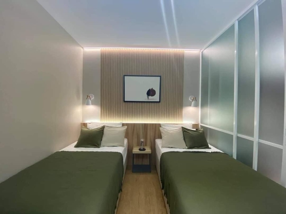 Condo for rent, Triple Y Residence, near BTS Ratchathewi, only 300 meters. 1 bedroom, 1 bathroom, 35 sqm., 28th floor, city view, 32,000 baht/month