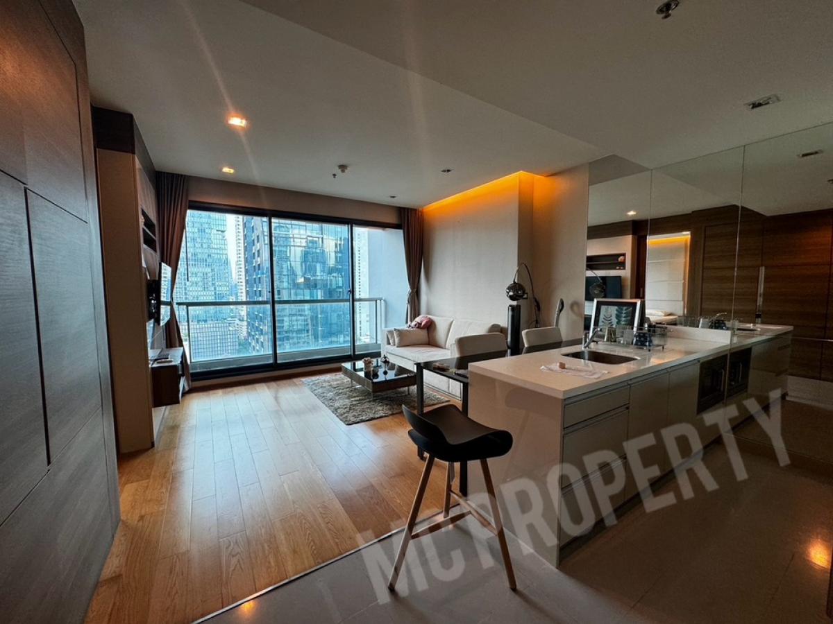 The Address Sathorn 1 Bedroom 56SQM for Rent Only 38,000 Best Layout !! Best View !!! Per Month Tel 0816878954 Line ID 0816878954