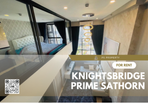 ให้เช่า✨ KnightsBridge  Prime Sathorn✨ ห้องใหม่สวยมาก ตกแต่งพร้อมเฟอร์นิเจอร์ เครื่องใช้ไฟฟ้า ใลก้ BTS ช่องนนทรี