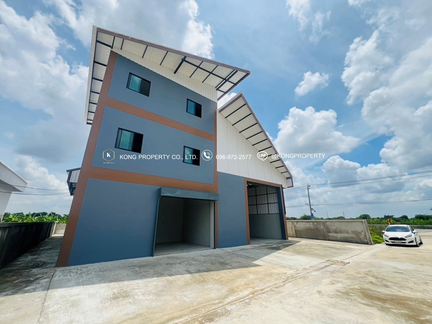 Warehouse for rent, Bang Yai, Nonthaburi, with office, 3 floors, total area 708 sq m. – รูปที่ 2