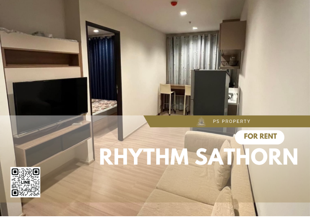 ให้เช่า📌Rhythm Sathorn📌 วิวเมือง เฟอร์นิเจอร์ เครื่องใช้ไฟฟ้าครบ เดินทางสะดวกใกล้ BTS สะพานตากสิน