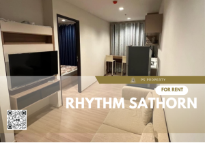 ให้เช่า📌Rhythm Sathorn📌 วิวเมือง เฟอร์นิเจอร์ เครื่องใช้ไฟฟ้าครบ เดินทางสะดวกใกล้ BTS สะพานตากสิน