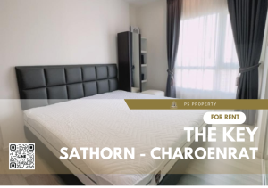 ให้เช่า📣The Key Sathorn - Charoenrat📣วิวเอเชียทีค เฟอร์นิเจอร์ เครื่องใช้ไฟฟ้าครบ ใกล้ BTS สุรศักดิ์