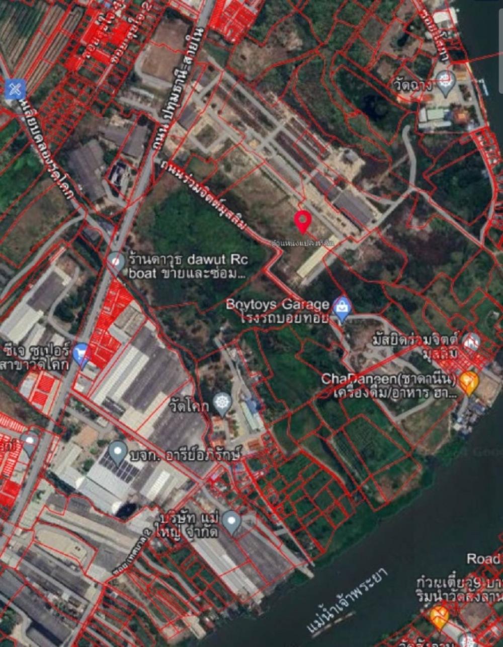 ขายที่ดิน 124-1-66ไร่ที่ตั้งถนนปทุมธานีสายใน ตำบลบางปรอก อำเภอเมือง จังหวัดปทุมธานีราคาขายไร่ละ 15 ล้านบาท ราคาขายตารางวาละ 37,500 บาท ราคารวม 1,866,225,000 บาทลักษณะที่ด้านหน้าติดถนนปทุมธานีสายในกว้าง 232เมตรด้านหลังติดแม่น้ำเจ้าพระยากว้าง 185 เมตรด้าน – รูปที่ 2