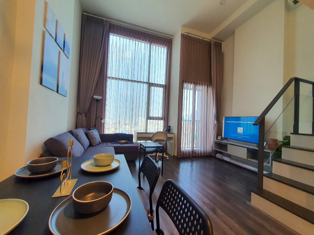 🌿 Knightsbridge Space Rama 9 🌿 ห้องแต่งสวย เฟอร์ครบ 🛏 1 ห้องนอน 1 ห้องน้ำ 45 ตร.ม ใกล้ MRT พระราม 9 – รูปที่ 2