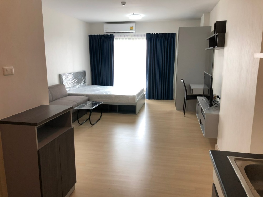 Condo for sale SUPALAI LOFT Khaerai, studio room, near the Pink Line MRT 300 meters (very new, condition 99%)