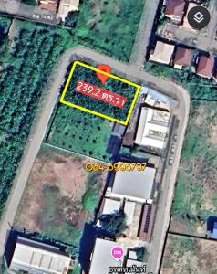 Land for sale near Ratchaphruek Road, alley behind Home Pro Ratchaphruek, 239.2 sq wah, corner plot, next to the road on 2 sides, already filled in, selling the entire plot for 12 million.