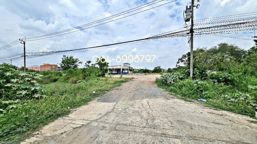 ขายที่ดิน 5-3-91 ไร่ ติดถนนสาย บางบัวทอง-สุพรรณบุรี (ทล.340) ฝั่งขาออก เป็นปั๊ม ปตท.เก่า หน้ากว้าง 142 เมตร รูปแปลงสวย ทำเลดีมาก ยกแปลง 179 ล้าน – รูปที่ 3