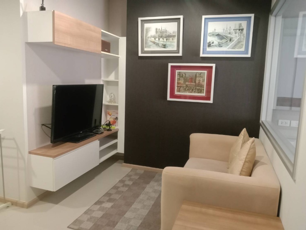 30 sqm condo for rent. Rich Park Tao Poon Tel.0999983897
