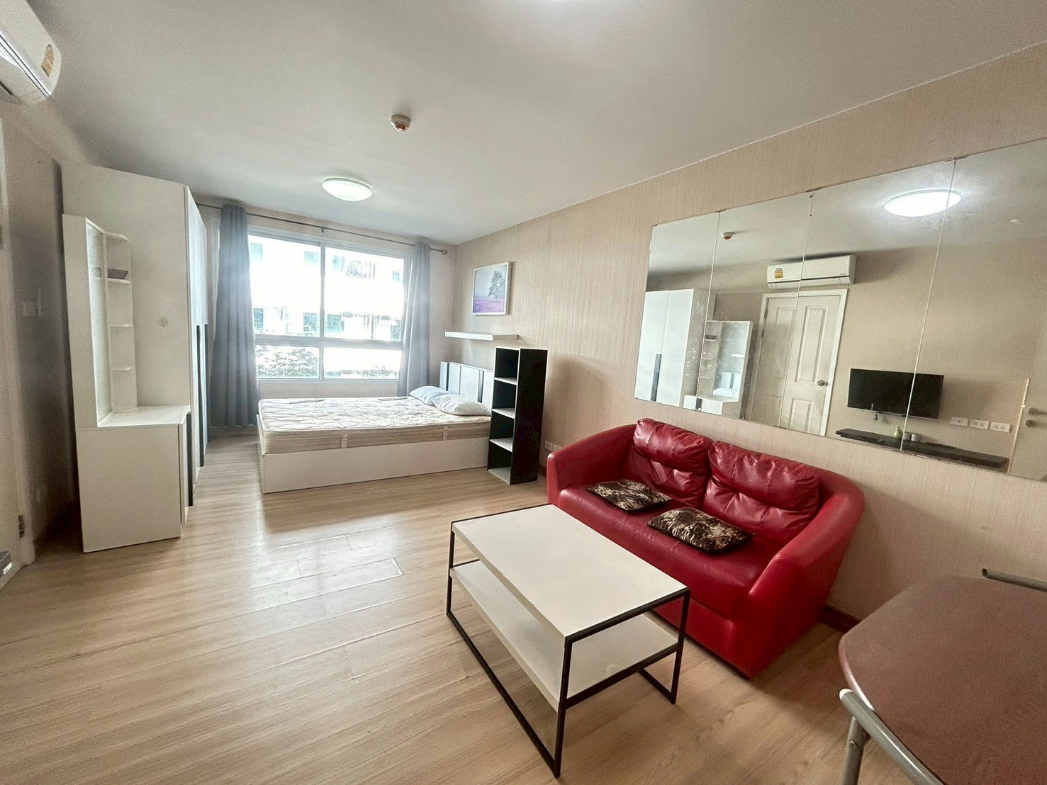 🔥Pun #PlumCondo89 for rent near Rangsit University, fully furnished, separate kitchen.