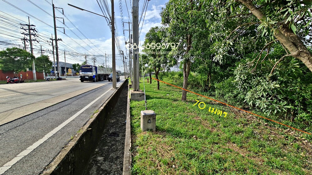 Land for sale in Rojana Industrial Estate 2, Ayutthaya, area 911 square wah, already filled in at street level, selling cheap, whole plot 11 million baht. – รูปที่ 3