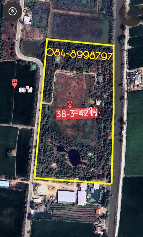 ขาย ที่ดินอยุธยา ต.บางซ้าย อ.เสนา ที่ถมแล้วทั้งแปลง เนื้อที่ 28-3-42 ไร่ ติดถนนสาย 4004 สุพรรณบุรี-อยุธยา ด้านหลังติดคลอง 300 เมตร ใกล้ อบต.วังพัฒนา ถมสูงเท่าถนน น้ำไม่ท่วม ขายไร่ละ 990,000 บาท ขาย ที่ดินอยุธยา ต.บางซ้าย อ.เสนา ที่ถมแล้วทั้งแปลง เนื้อที่ 28-3-42 ไร่ ติดถนนสาย 4004 สุพรรณบุรี-อยุธยา ด้านหลังติดคลอง 300 เมตร ใกล้ อบต.วังพัฒนา ถมสูงเท่าถนน น้ำไม่ท่วม ขายไร่ละ 990,000 บาท