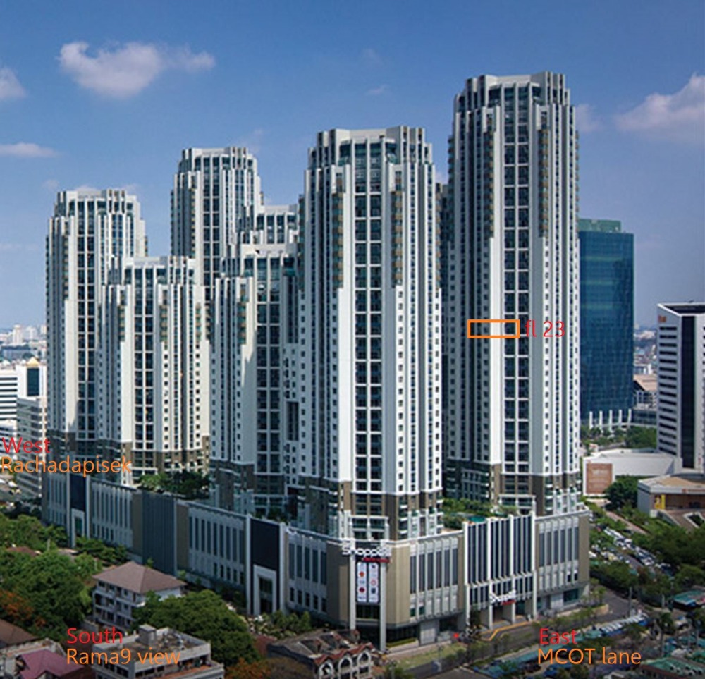 Condo in the middle of the city Next to Central Rama 9 Condo in the middle of the city Next to Central Rama 9