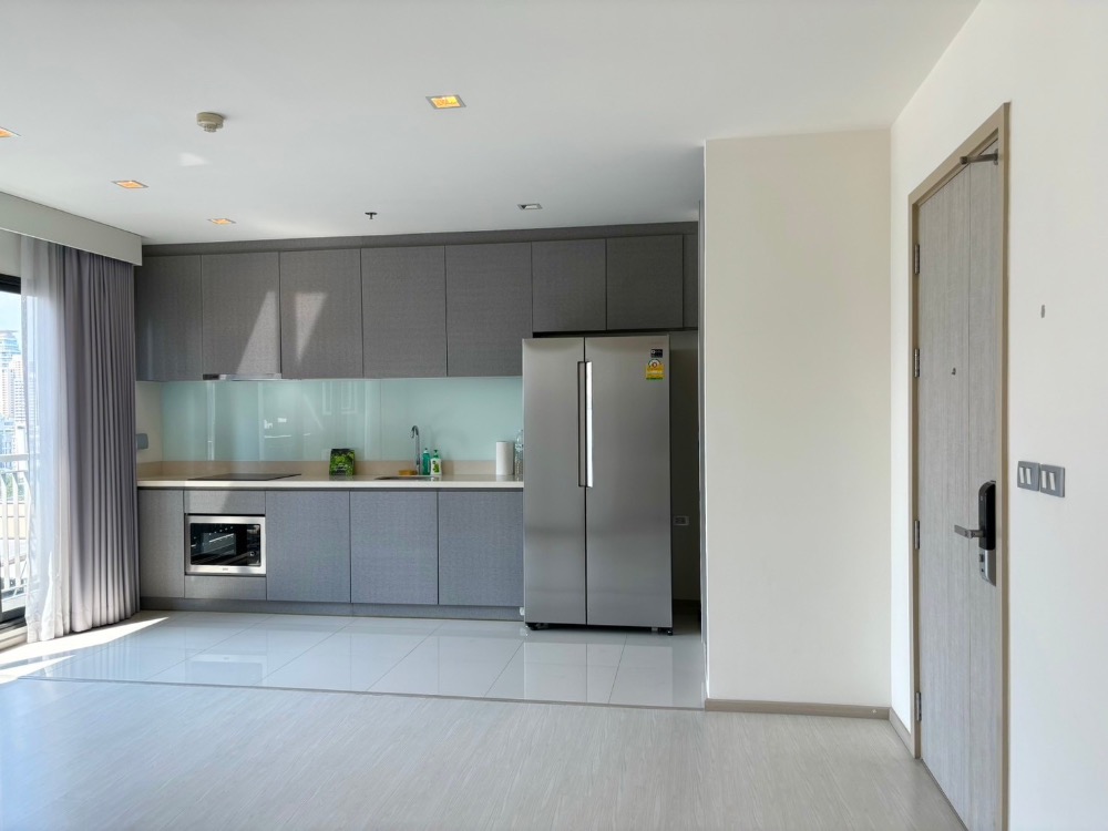 Rhythm Sukhumvit 36-38 For Sale !!! ขายห้อง 2 Bedroom Corner unit พร้อมเฟอร์นิเจอร์บิวท์อินแบบ Party furnished ขนาด 74.07 ตร.ม. ชั้น 10 เทควิวสวย 2 ด้าน ไม่บล็อควิว !!! – รูปที่ 3