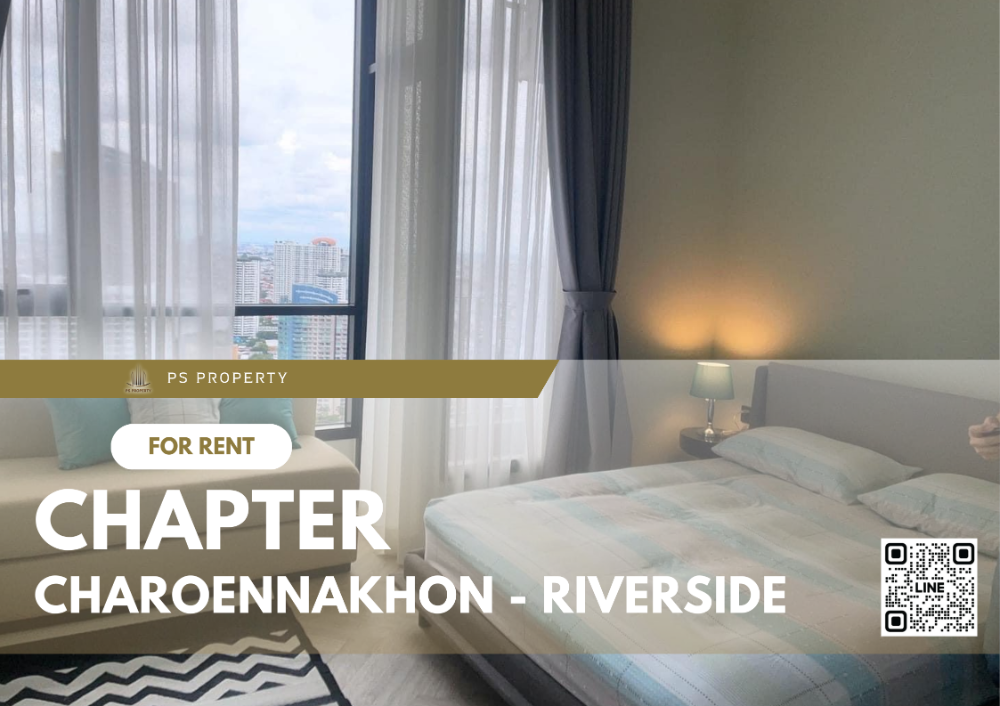 For rent 📣Chapter Charoennakhon - Riverside📣 Furniture, complete electrical appliances, near BTS Krung Thonburi. For rent 📣Chapter Charoennakhon - Riverside📣 Furniture, complete electrical appliances, near BTS Krung Thonburi.