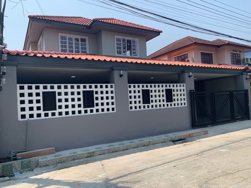 2-story detached house, area 49.6 sq m, KC Garden Home Village 4, Soi Nimitmai 40. The house has 3 bedrooms, 3 bathrooms.