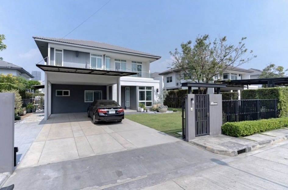 Mantana Bangna Km.7 (มัณฑนา บางนา กม.7) | 2-story detached house, 4 bedrooms | 107 sq.w. | Near MEGA Bangna 2.0 km., Concordian International School 1.3 km.