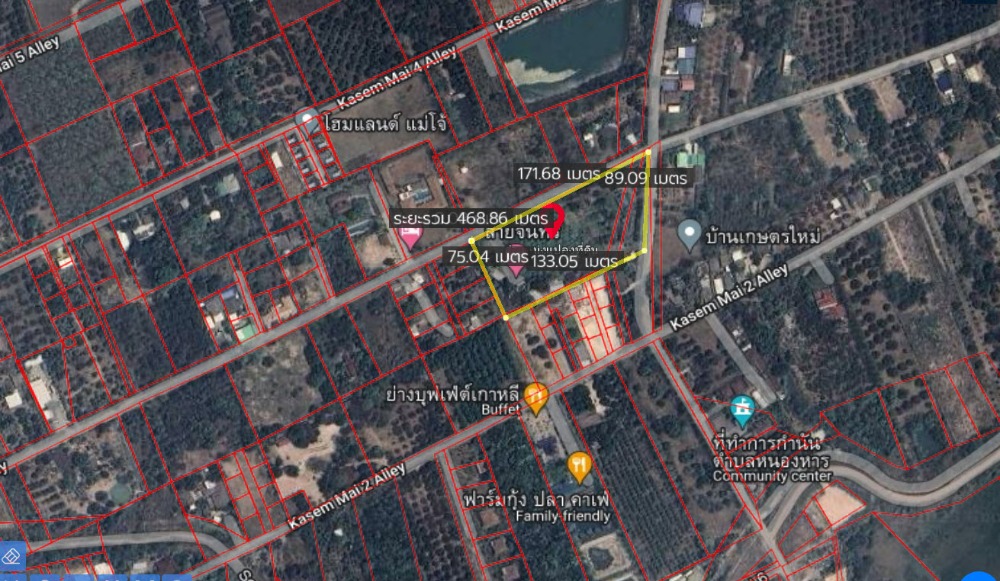 Beautiful land for sale with buildings in the San Sai - Maejo area, Chiang Mai. – รูปที่ 2