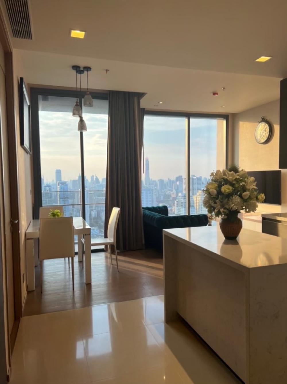 For Rent:  The Esse Asoke 2 Bed2 bath 76 sqm high floor : Ready to move in🔥