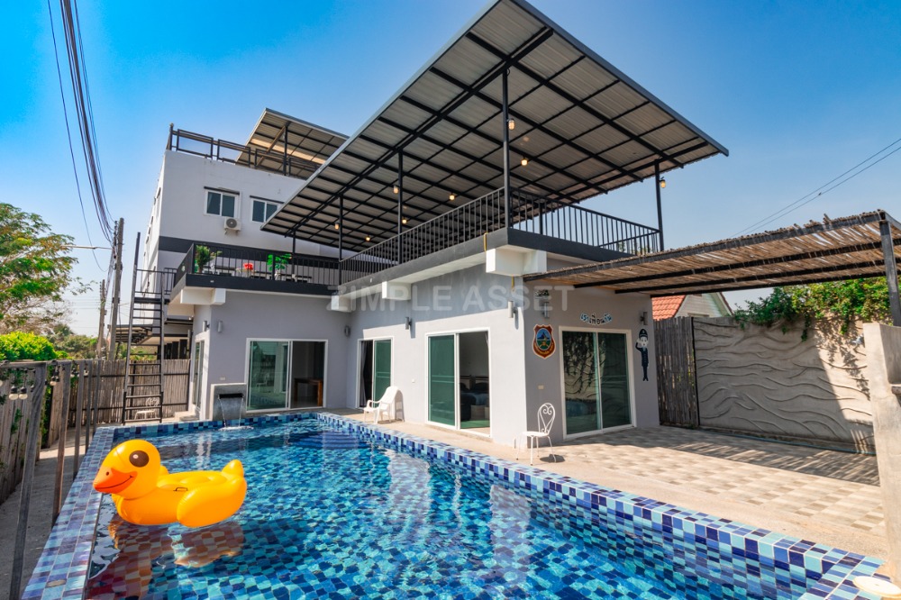 Line@zimple_asset The new resort-style waterfront accommodation with a swimming pool at Puek Tian Phetburi province, Just 2 km. away from the sea(Phet beach).