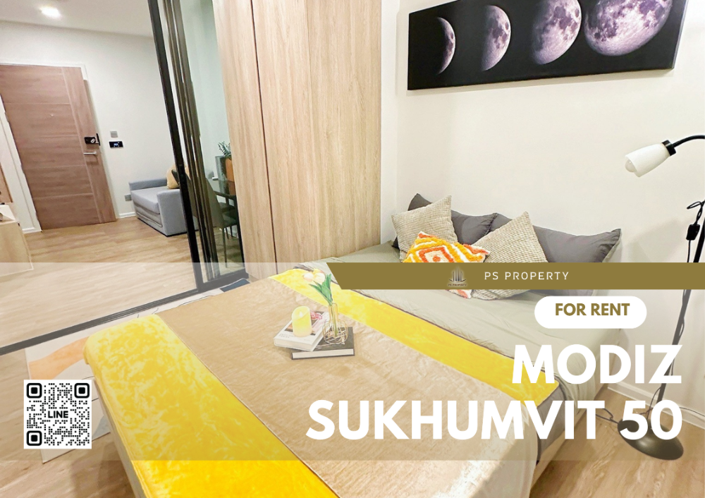 For rent✨MODIZ Sukhumvit 50✨ new room, furniture, complete electrical appliances, near BTS On Nut, ready to move in. For rent✨MODIZ Sukhumvit 50✨ new room, furniture, complete electrical appliances, near BTS On Nut, ready to move in.