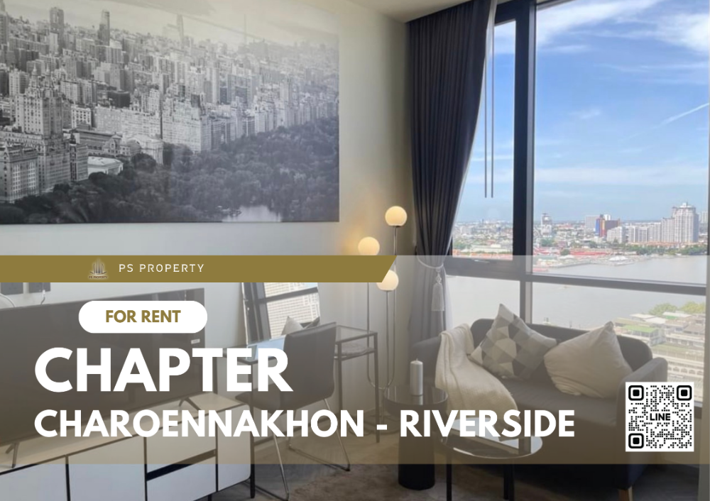 For rent 📣Chapter Charoennakhon - Riverside📣Furniture Complete with electrical appliances, near BTS Krung Thonburi and Saphan Taksin. For rent 📣Chapter Charoennakhon - Riverside📣Furniture Complete with electrical appliances, near BTS Krung Thonburi and Saphan Taksin.