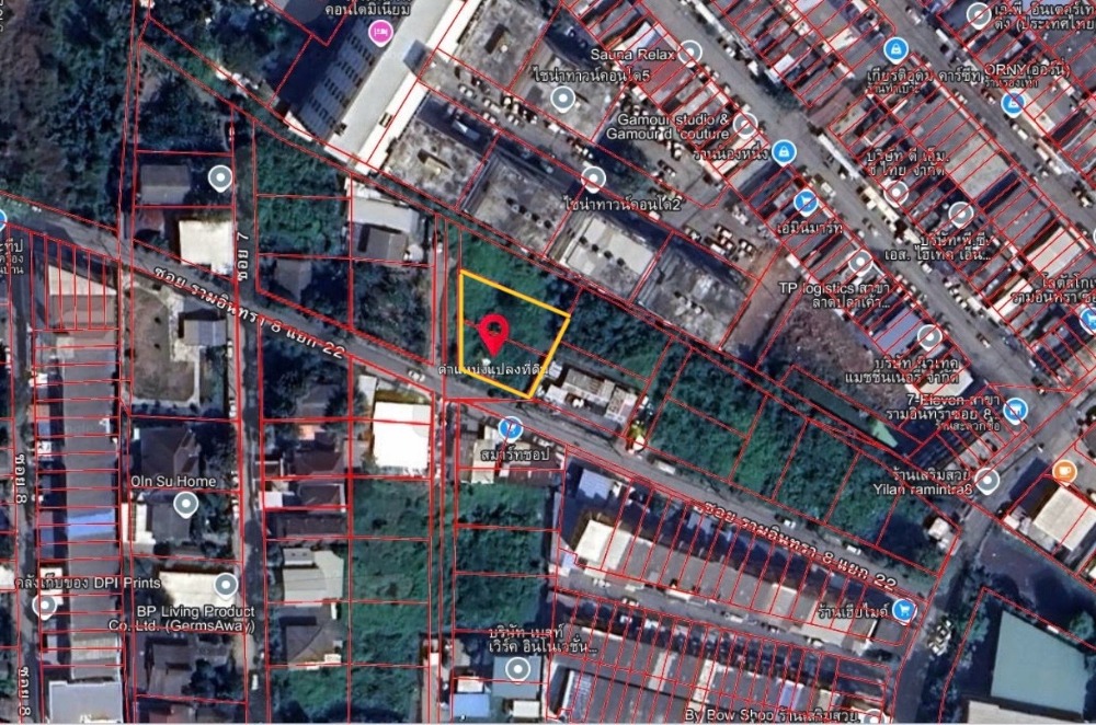 Beautiful plot of land for sale, low price, near MRT Ramintra, Km. 4, Soi Ramintra 8, area almost 2 ngan or 182 sq m. Suitable for residence, office, apartment. – รูปที่ 2