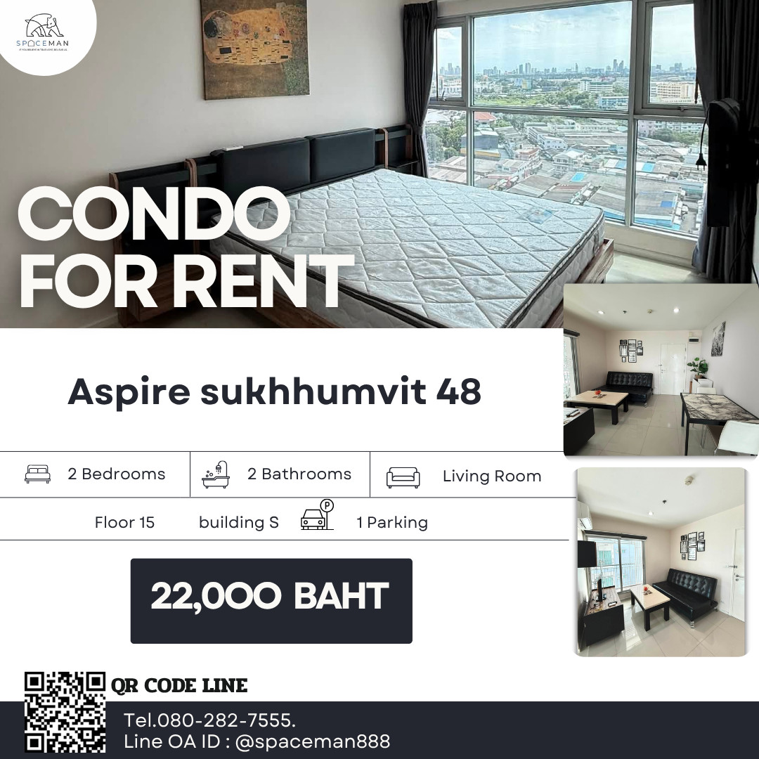 📣🎀 Condo for rent: Aspire Sukhumvit 48, near BTS Phra Khanong and BTS On Nut 📣🎀 Condo for rent: Aspire Sukhumvit 48, near BTS Phra Khanong and BTS On Nut