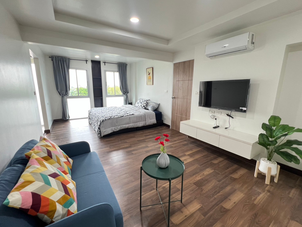 🔆 Condo for rent, Parc Exo Kaset-Nawamin, Building F, has a washing machine. Ready to move in immediately