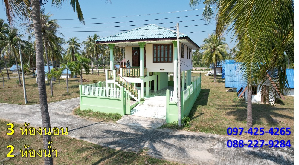 Single vacation home for sale next to the sea, Kui Buri District, cheapest price. Single vacation home for sale next to the sea, Kui Buri District, cheapest price.