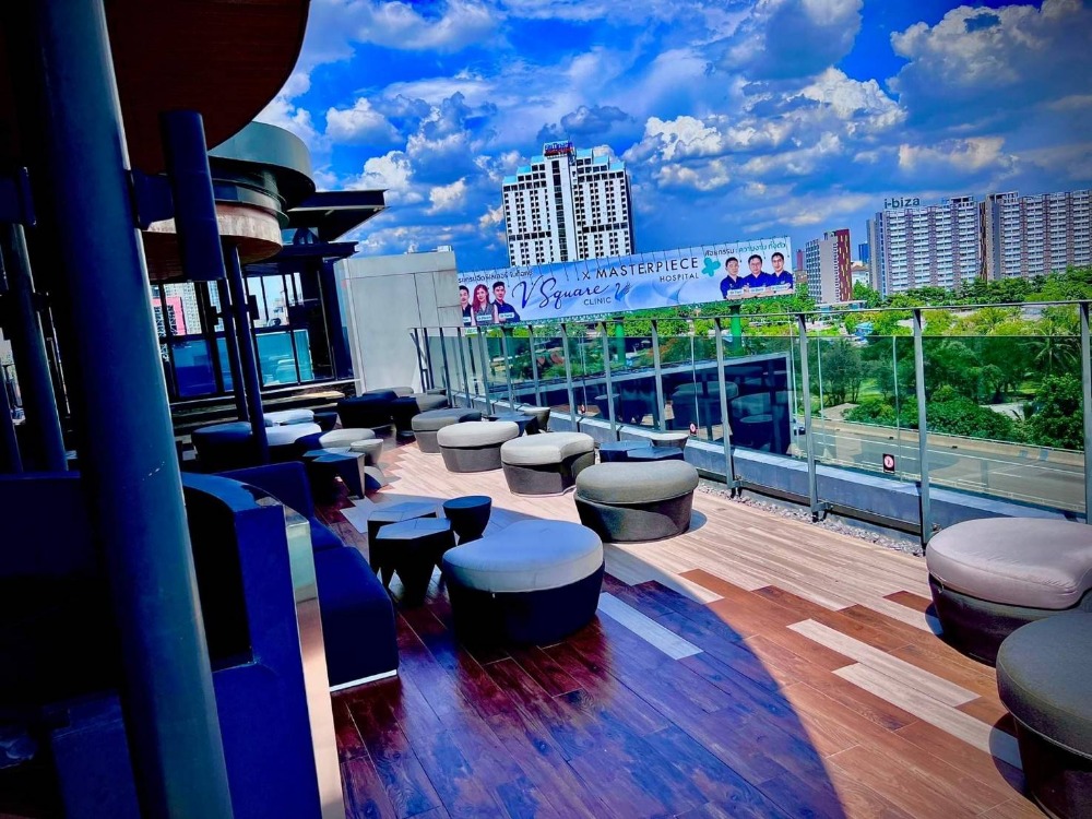 ให้เช่า Rooftop Bar | TC Green Rama 9 (ทีซี กรีน พระราม 9) | อยู่บนชั้น 7 ชั้นดาดฟ้า | อุปกรณ์ครบ พร้อมเปิด | 170 ตารางเมตร | รถไฟฟ้า MRT พระราม 9 ประมาณ 1 นาที – รูปที่ 4