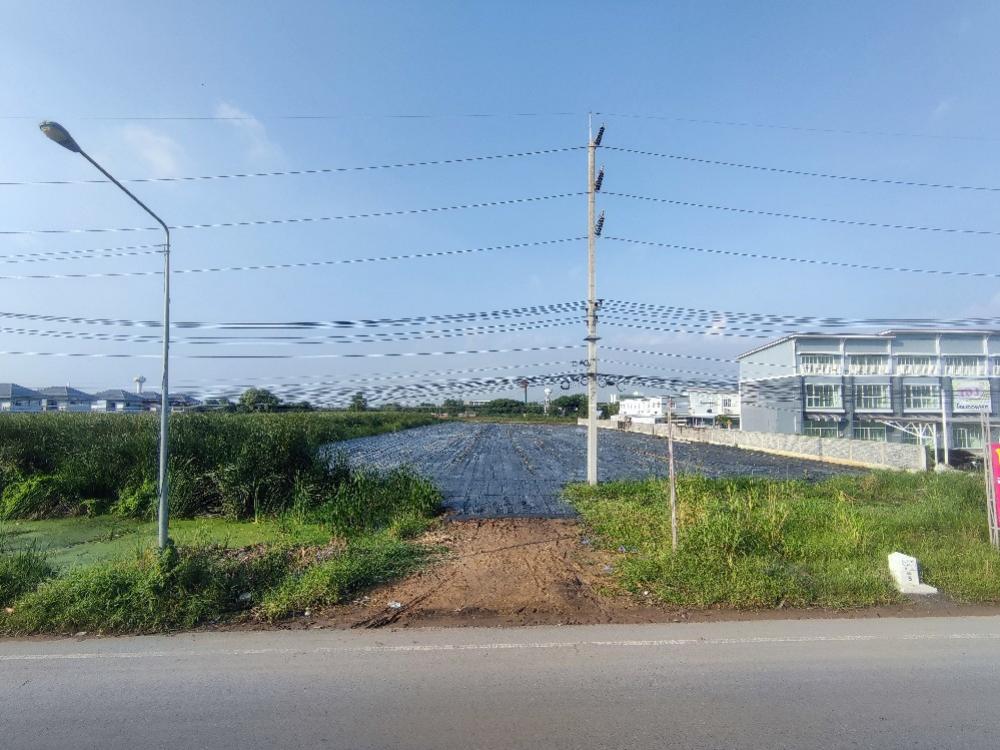 !!! Land for sale in Bang Pa-in, Ayutthaya, beautiful plot, convenient travel, width 52 meters, next to Highway 308 (Udomsorayuth Road). – รูปที่ 4