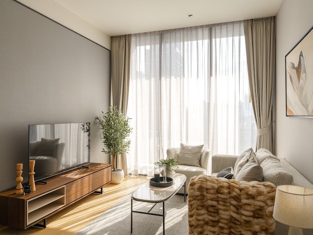 for rent 1 bedroom biggest size 57sqm. fully furnished – รูปที่ 2