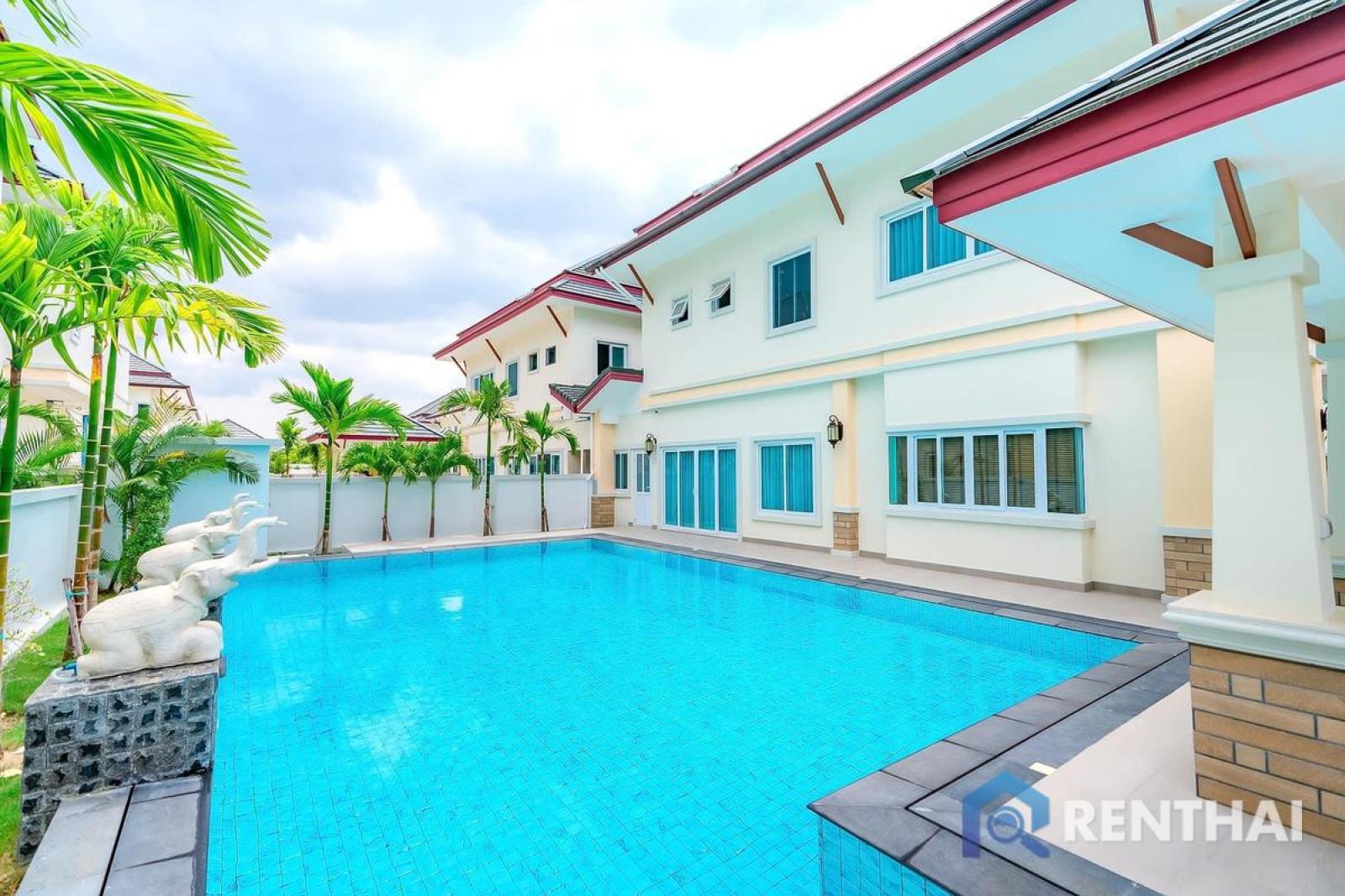 เสร็จพร้อมอยู่แล้ว วิลล่าหรู 5ห้องนอน 6 ห้องน้ำ ในพัทยา – รูปที่ 2