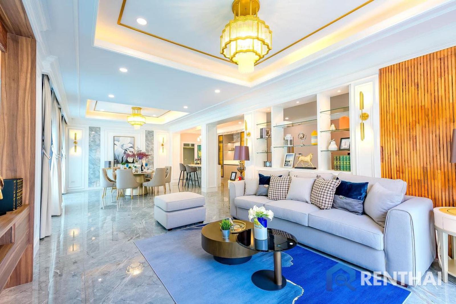 เสร็จพร้อมอยู่แล้ว วิลล่าหรู 5ห้องนอน 6 ห้องน้ำ ในพัทยา – รูปที่ 4