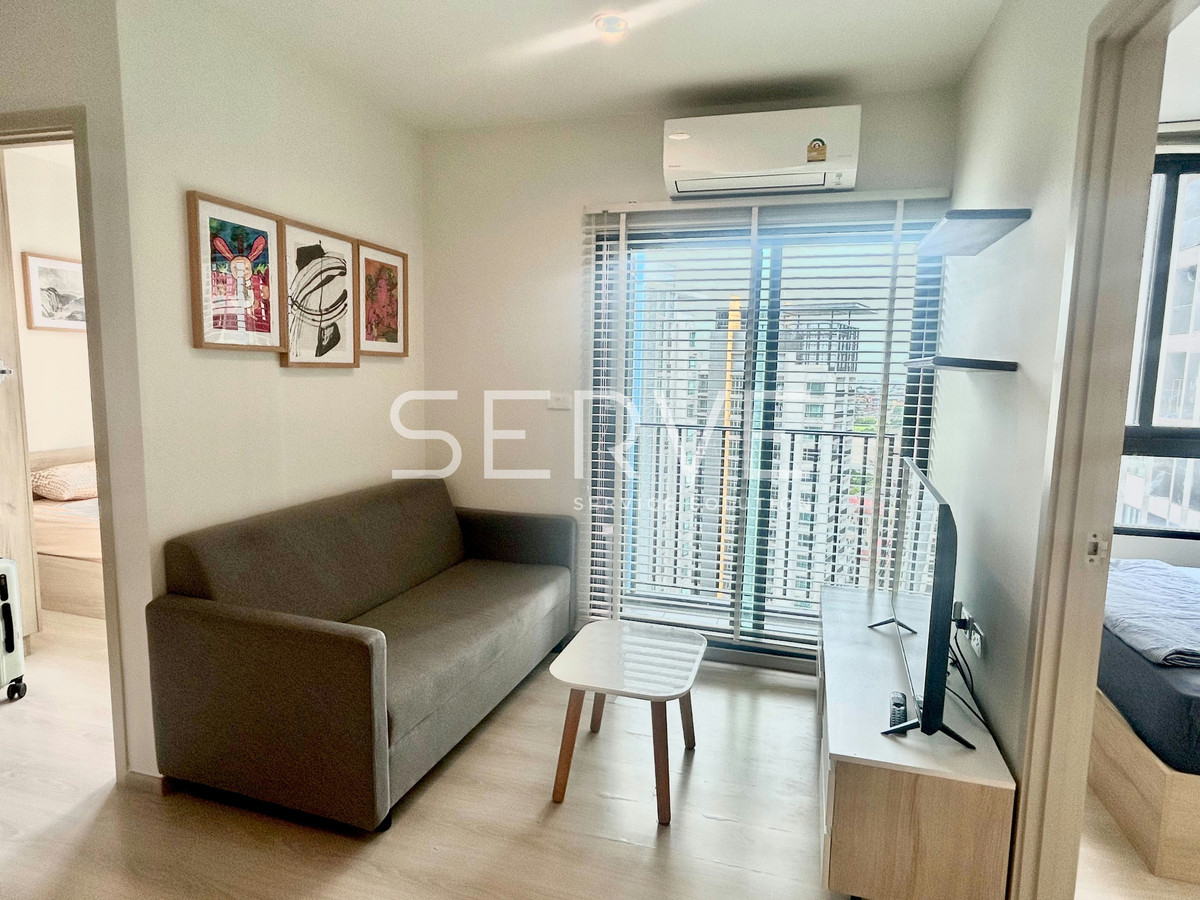 2 Beds Large Room City View Fully furnished Good Location 20 Steps From MRT Si La Salle Station @   Nue Noble Srinakarin Lasalle