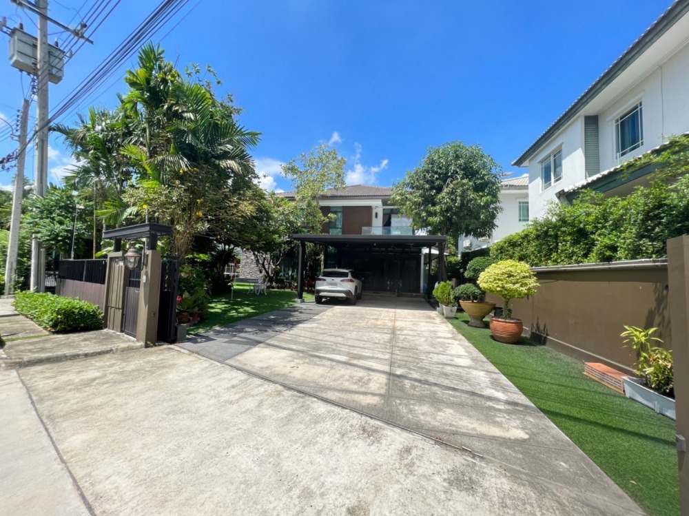 Manthana Rama 9-Srinakarin | 2-Story Single House | 133.8 sq.w. | 4 bedrooms | 5 parking spaces | Near ARL Hua Mak, 4 minutes away. Manthana Rama 9-Srinakarin | 2-Story Single House | 133.8 sq.w. | 4 bedrooms | 5 parking spaces | Near ARL Hua Mak, 4 minutes away.