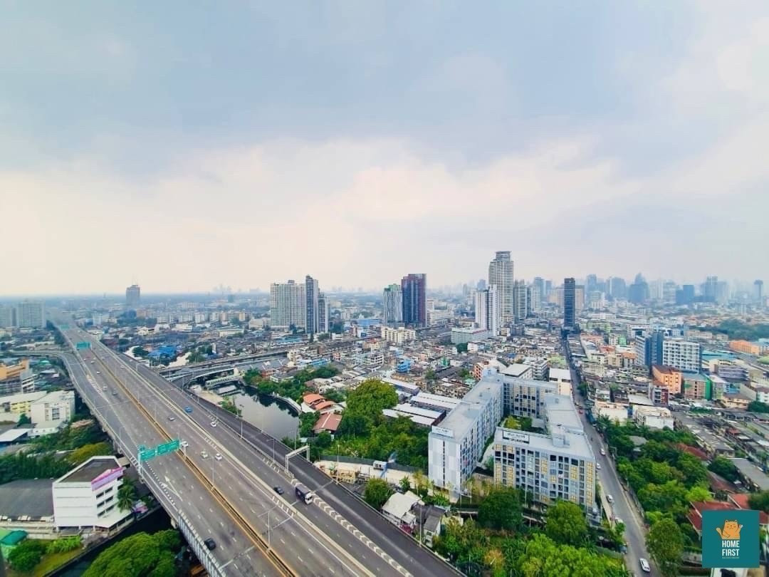 The Base Park West 26 ตรม. เฟอร์ครบ มีเครื่องซักผ้า 12,000 บาท – รูปที่ 2
