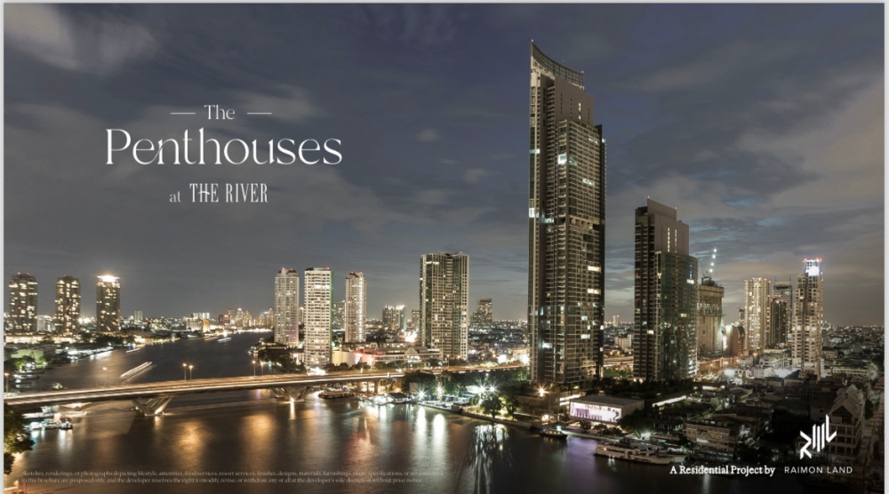 The River Penthouse for sell: 4bed 4bath + maid 500.97sqm. 103,100,000 Am: 0656199198