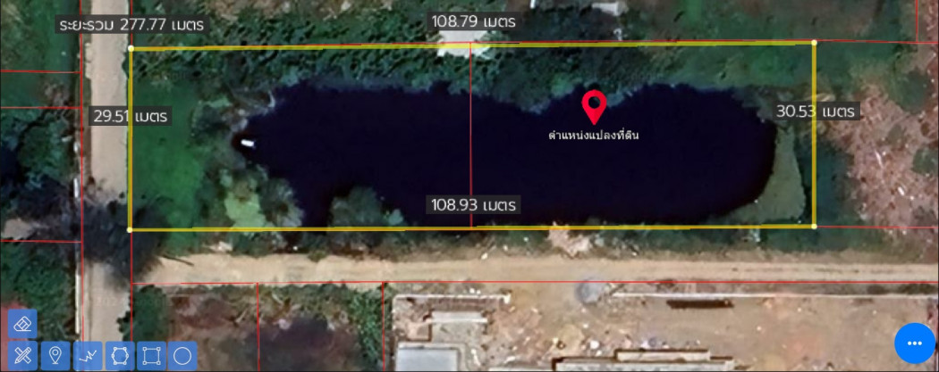 ขายที่ดิน วัชรพล ใกล้เพลินนารี่มอลล์ ใกล้ทางด่วน (เหมาะสร้าง บ้าน สำนักงาน และ โครงการจัดสรรเล็ก) 2-0-0 ไร่ หน้ากว้าง 29.5 m. ถนน 8 m. – รูปที่ 3