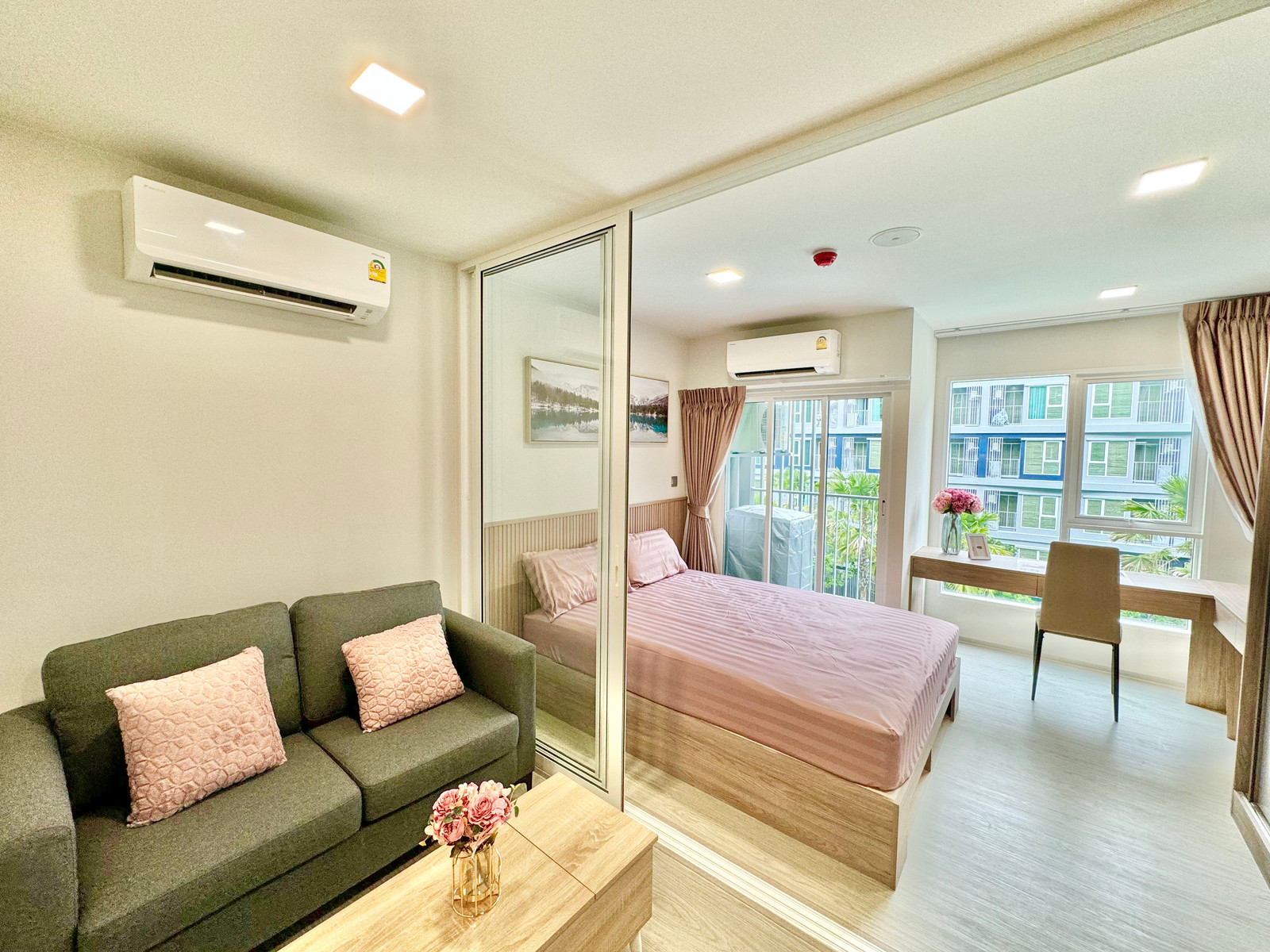 Kave Town Island ให้เช่า 1-bed 24 ตร.ม. ห้องวิวสระ – รูปที่ 3