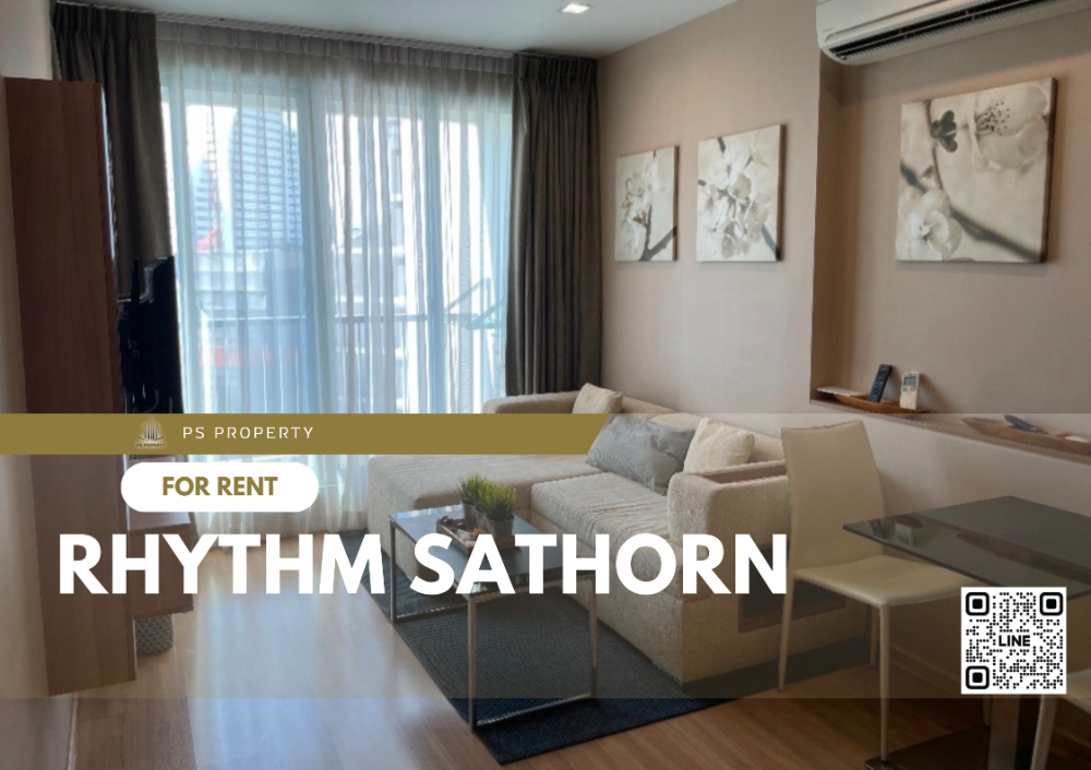 ให้เช่า✨Rhythm Sathorn✨ ห้องสวยวิวสาทร สะพานตากสิน เฟอร์นิเจอร์และเครื่องใช้ไฟฟ้าครบ ใกล้ BTS สะพานตากสิน