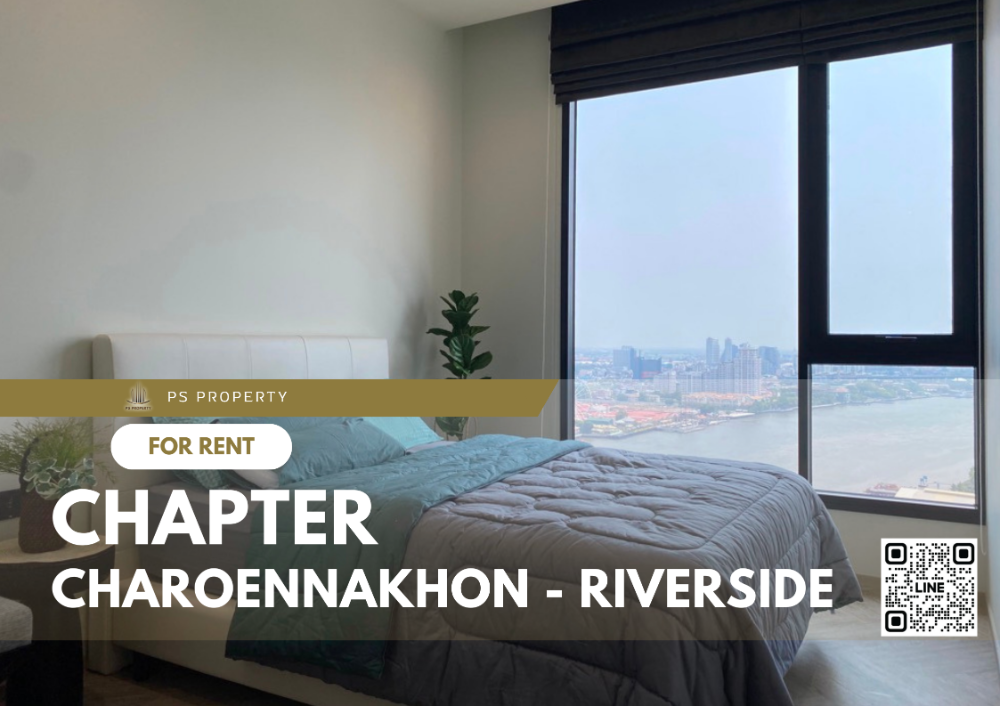 For rent✨Chapter Charoennakhon - Riverside✨ 2 bedrooms, furniture, complete electrical appliances. Chao Phraya River view For rent✨Chapter Charoennakhon - Riverside✨ 2 bedrooms, furniture, complete electrical appliances. Chao Phraya River view