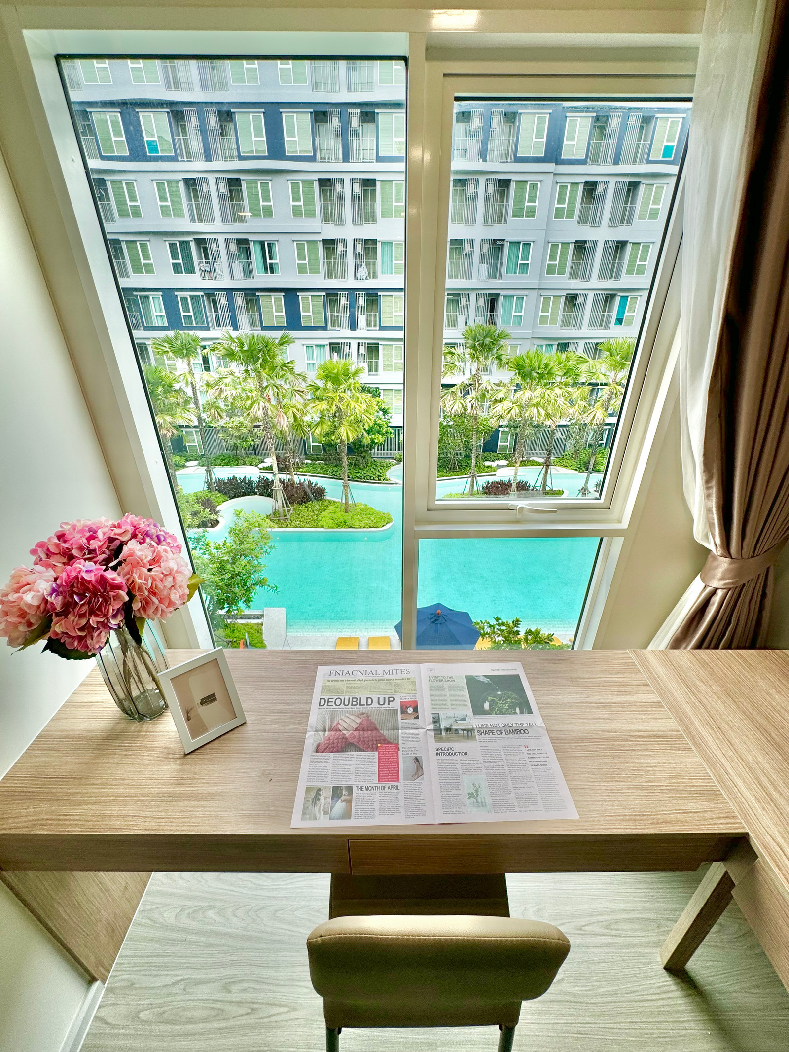 Kave Town Island ให้เช่า 1-bed 24 ตร.ม. ห้องวิวสระ – รูปที่ 4