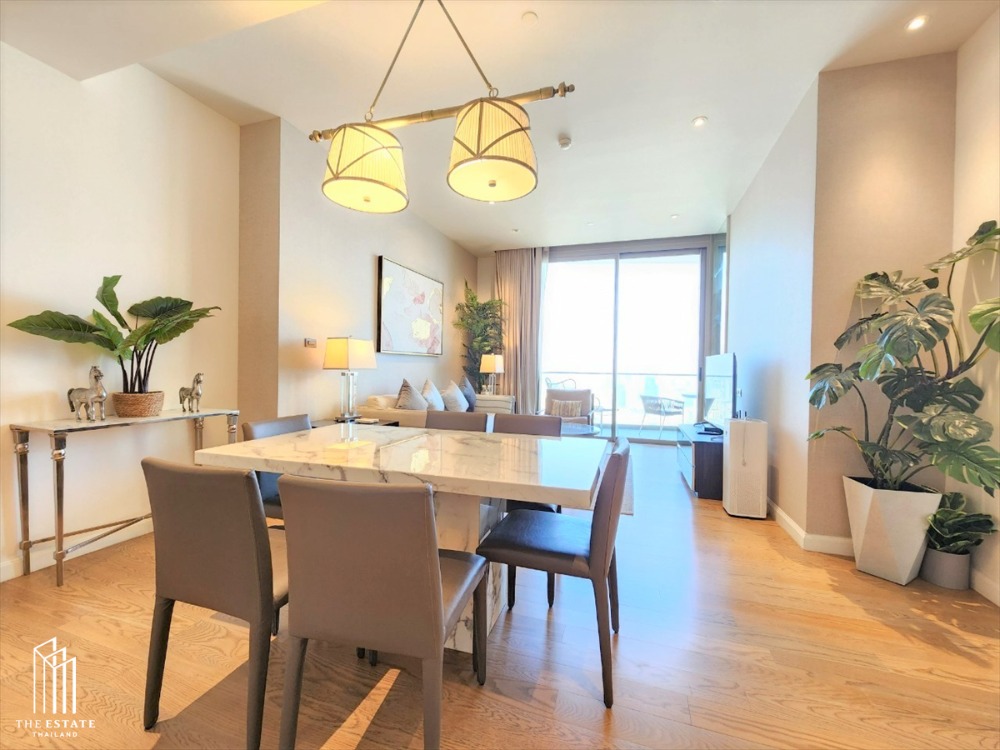 For rent Magnolias Waterfront Residences ห้องกว้าง ตกแต่งอย่างหรูหรา เฟอร์นิเจอร์ครบ หรูหรา ห้องอยู่ในโซนที่มียูนิตน้อย ได้รับความเป็นส่วนตัวสูง Magnolias Waterfront Residences