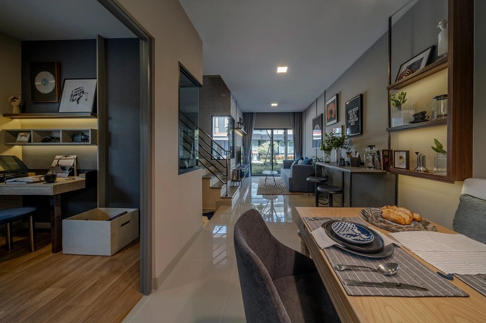 Townhome MODERN LOFT, complete functions, 2 large bedrooms, 2 parking spaces, near BTS Saphan Mai. – รูปที่ 4